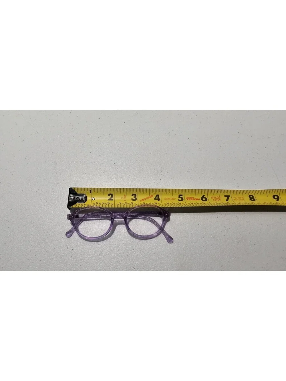 Kids Bright Eyes Purple Glitter Frames Only Youth Girls Glasses No Lenses Used